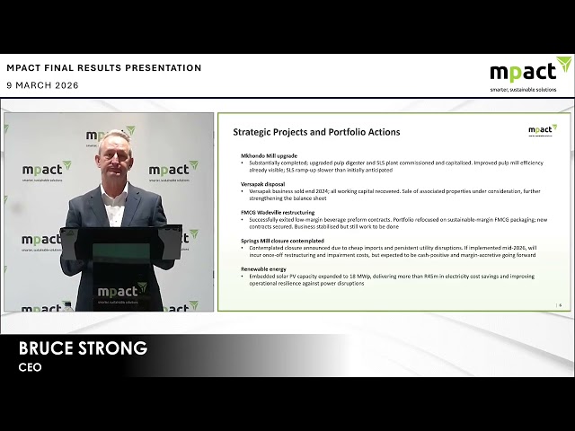 Mpact final results presentation - 09 March 2026